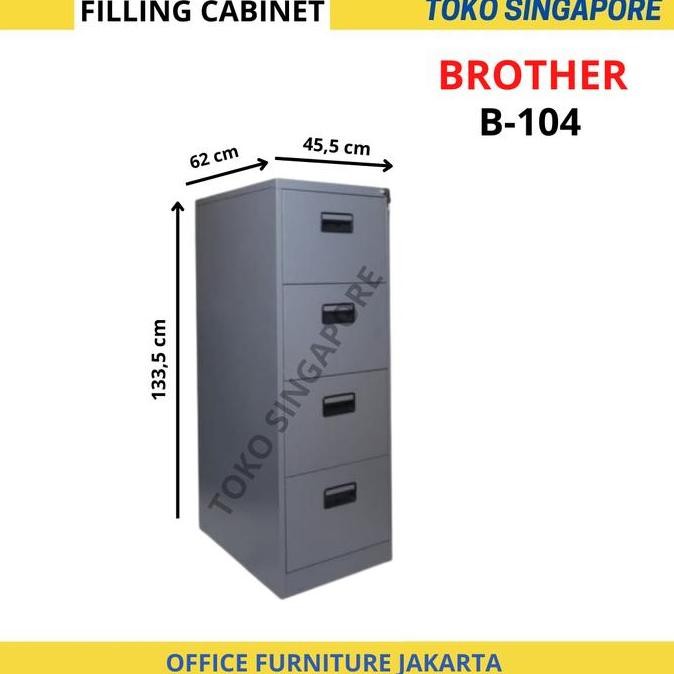 TERLARIS - FILLING CABINET 4 LACI BROTHER B-104