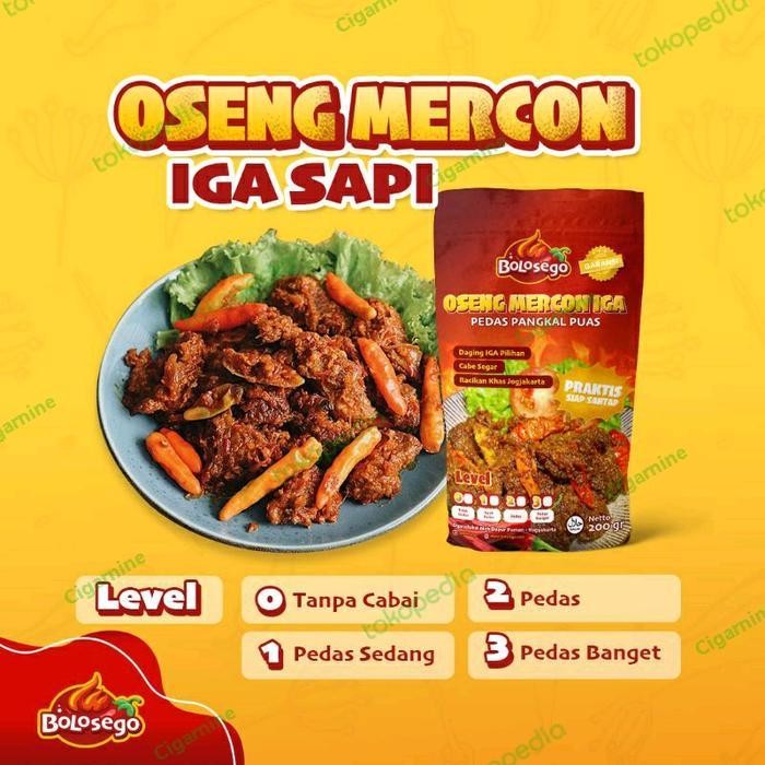 

Bolosego oseng mercon iga sapi dan tuna suwir Ori!!