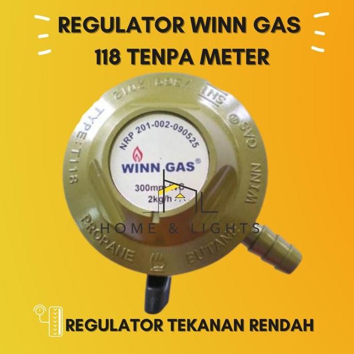 Sale Regulator Gas 118 Otomatis Winn Gas (Tanpa Meter)