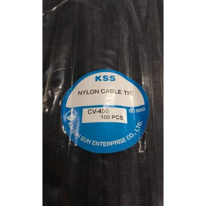 

TERBARU - CV450 cv-450 cv 450 kabel ties 45cm x 7.6mm murah hitam putih ready