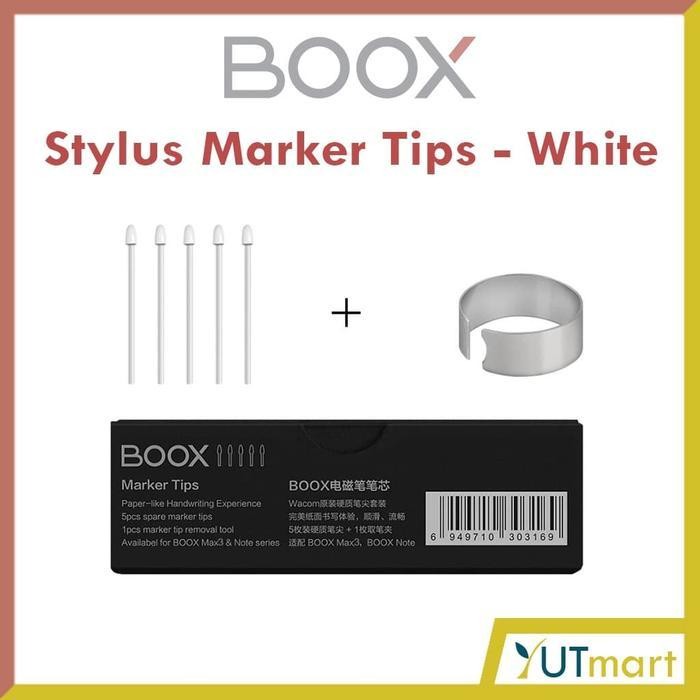 

Boox Marker Tips (White) - Wacom Stylus Replacement Nibs Original Dan Terpercaya