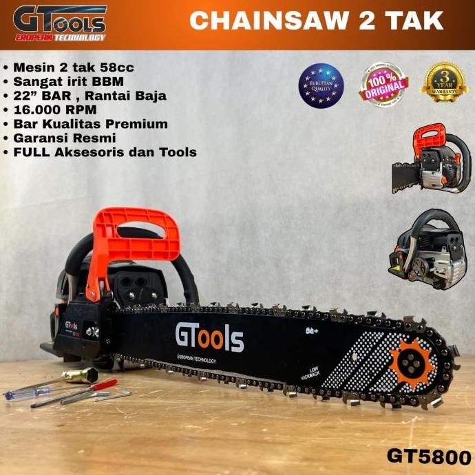 Stihl Senso 22Inchi Chainsaw Mesin Potong Kayu Pohon Gtools Gt24 Kualitas Terbaik Harga Termurah