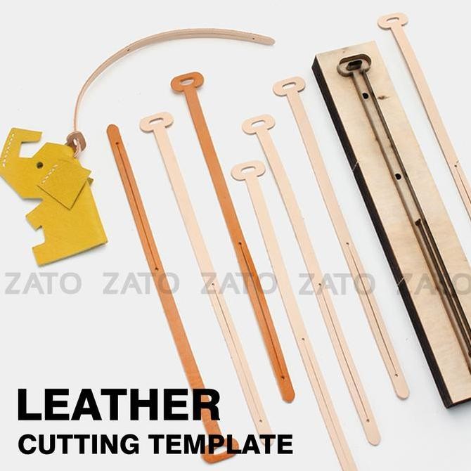 

Type F - Leather Cutting Template - Pisau Pons - Leather Tools