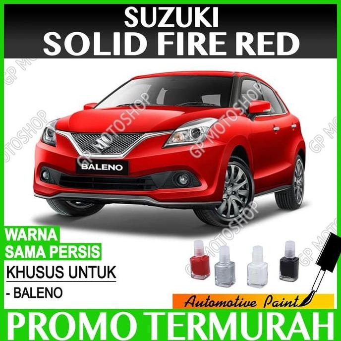 Suzuki Baleno Solid Fire Red Cat Oles Penghilang Baret Mobil Merah