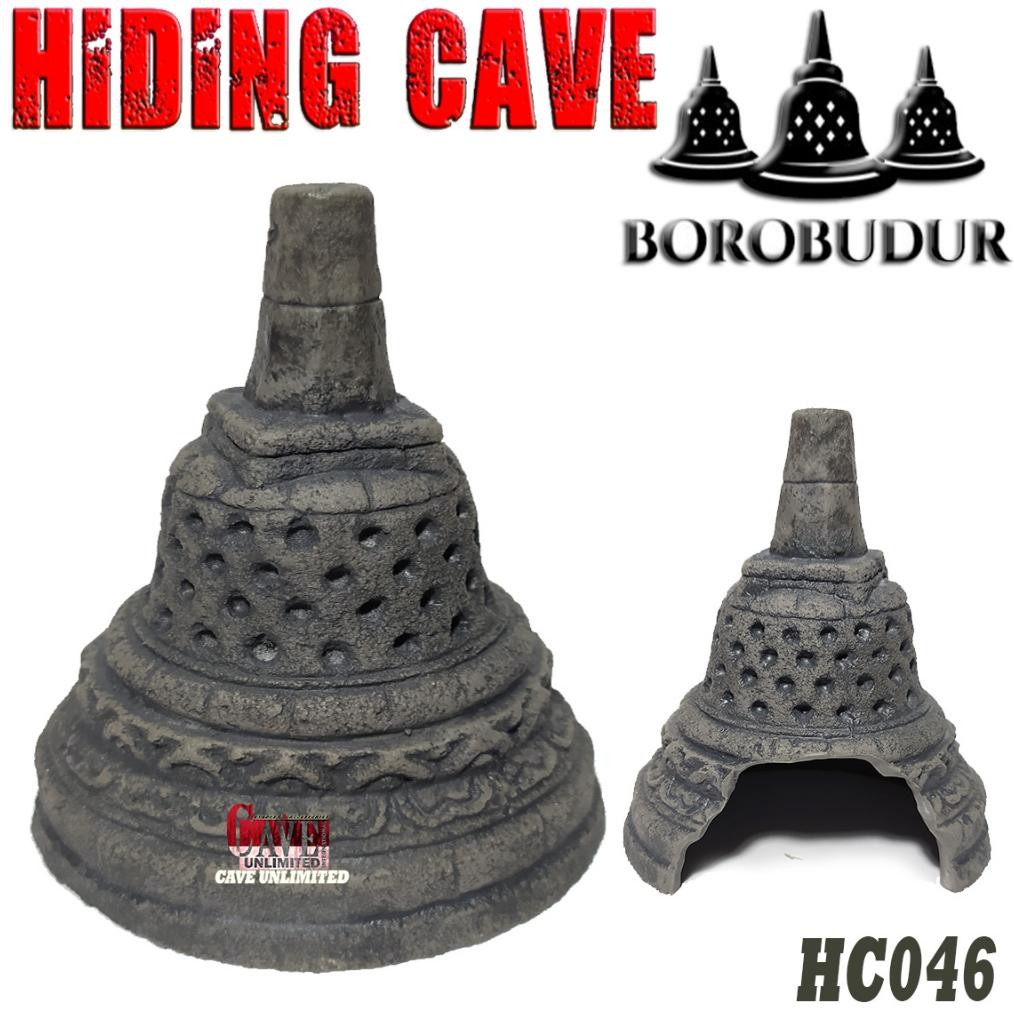 HC046 HIDING CAVE MINIATUR STUPA CANDI BOROBUDUR HIASAN AQUASCAPE AQUARIUM IKAN HIAS CICHLID NEON GO