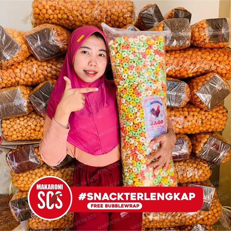 

Snack Sakura Pilus Warna Warni 1Kg Snack Gurih Renyah Berkualitas