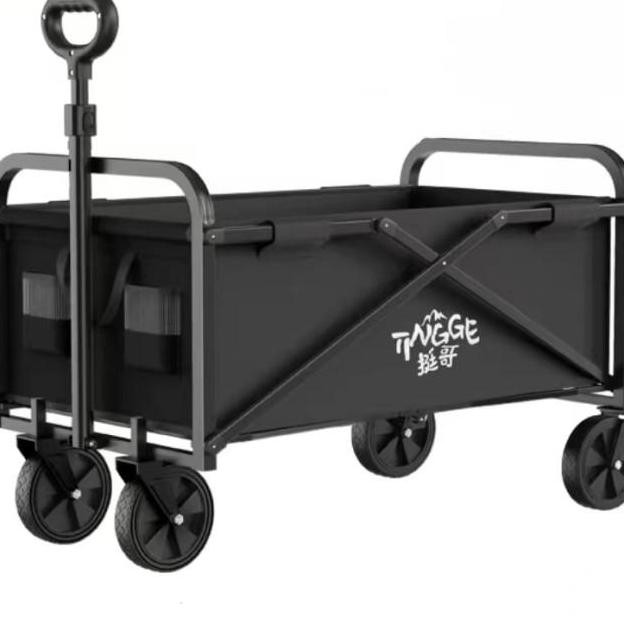 Hhtroli Barang Troli Camping Troli Lipat Keranjang