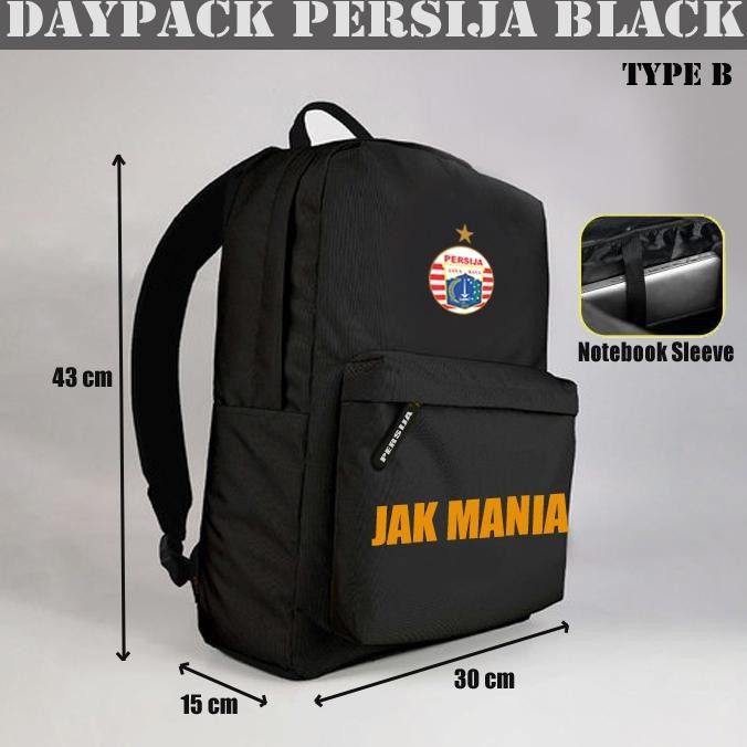 Heatshrin Tas Ransel Persija - Tas The Jak - Tas Persija Jakarta - Backpack Persija - Tas Sekolah Pe