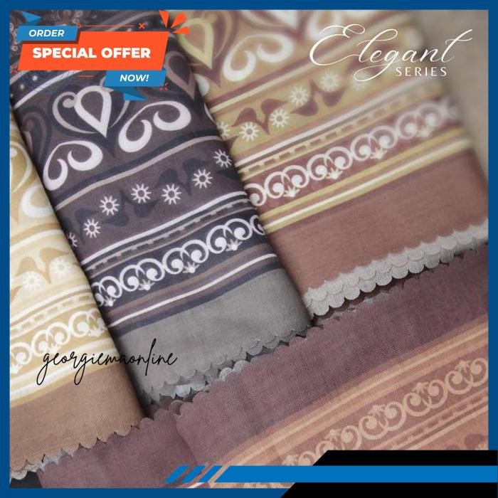 HIJAB SEGI EMPAT  SYARI MOTIF  JILBAB JUMBO ELEGANT SERIES 140X140 & 120X120 BY GEORGIRMA ONLINE BES