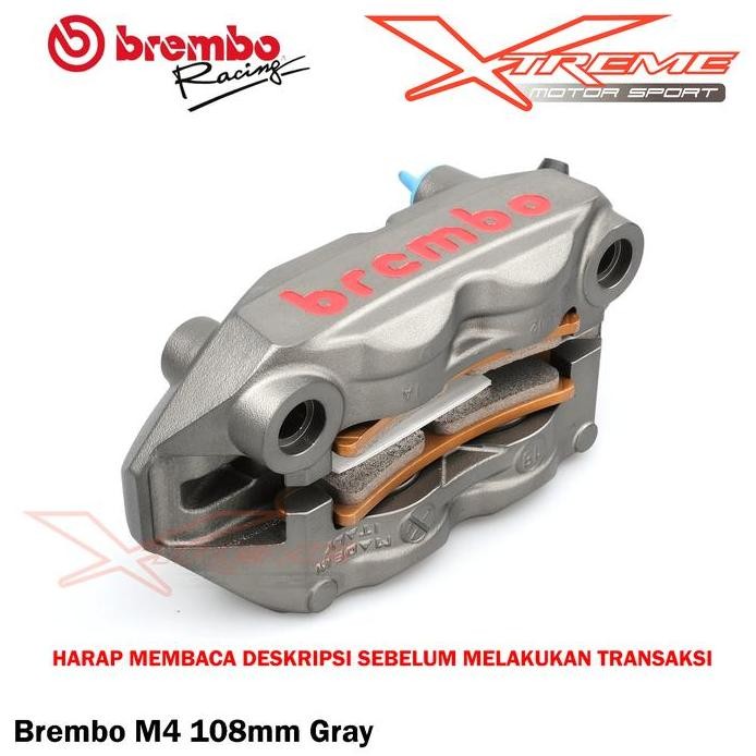 Kaliper Brembo Radial Monoblock M4 108 mm Sebelah Kiri Only Original Brembo Italy murah