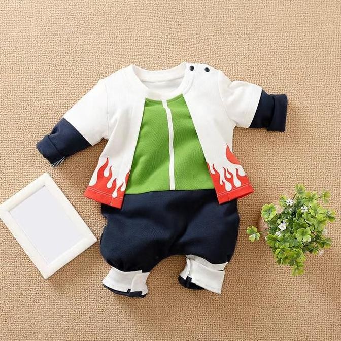 Jumper Bayi Motif Hokage Naruto 1-2 Tahun Baju Bayi Import Premium