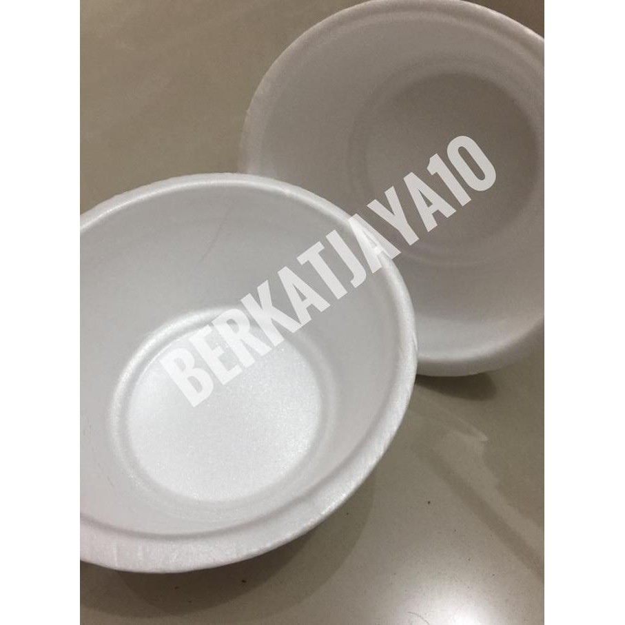 new  Mangkok Styrofoam Foam gabus fom TANGGUNG sterofoam 100 pcs GOJEK ONLY