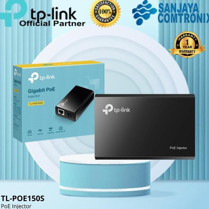 TERLARIS - TP-Link TL-POE150S  PoE Injector  PoE Adaptor Gigabit