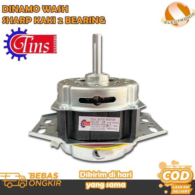 DINAMO PENCUCI MESIN CUCI SHARP FULL AUTO 180 WATT LILITAN TEMBAGA