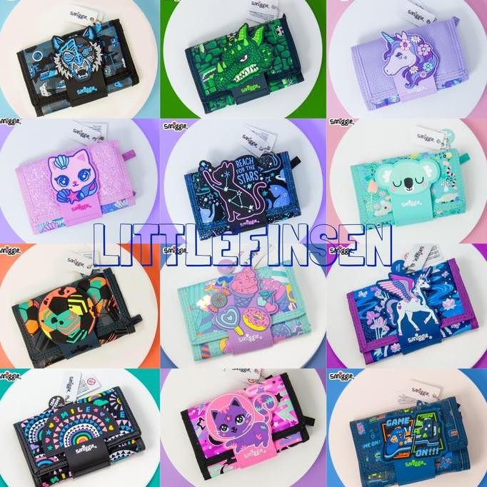 Dompet Smiggle/Smiggle Wallet/Smiggle Wallet 3D