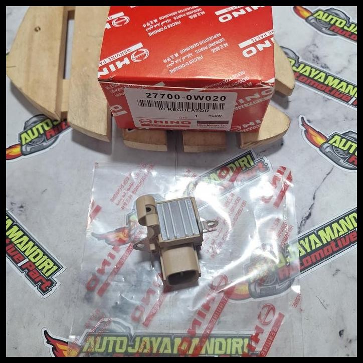 TERMURAH IC REGULATOR IC ALTERNATOR IC CAS DINAMO AMPERE HINO DUTRO HT130 12V 4 PIN MERK HINO 27700-