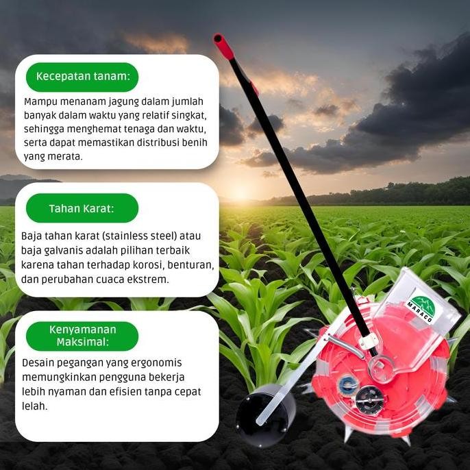 ALAT TANAM JAGUNG 8 MATA ( DORONG ) ( ALAT PENANAM JAGUNG A-0