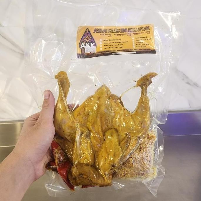 

1 Ekor Ayam Goreng Kremes Kampung + Kremes + Sambal sesuai gambar