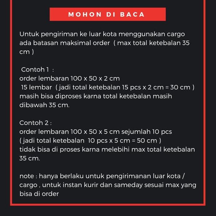 

new !!! papan styrofoam / sterofoam lembaran medium 5 cm