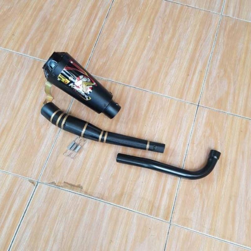 RPM Knalpot Racing Kawahara black Jupiter Z Jupiter Z1 Jupiter Burhan Jupiter Robot Knalpot Kawahara
