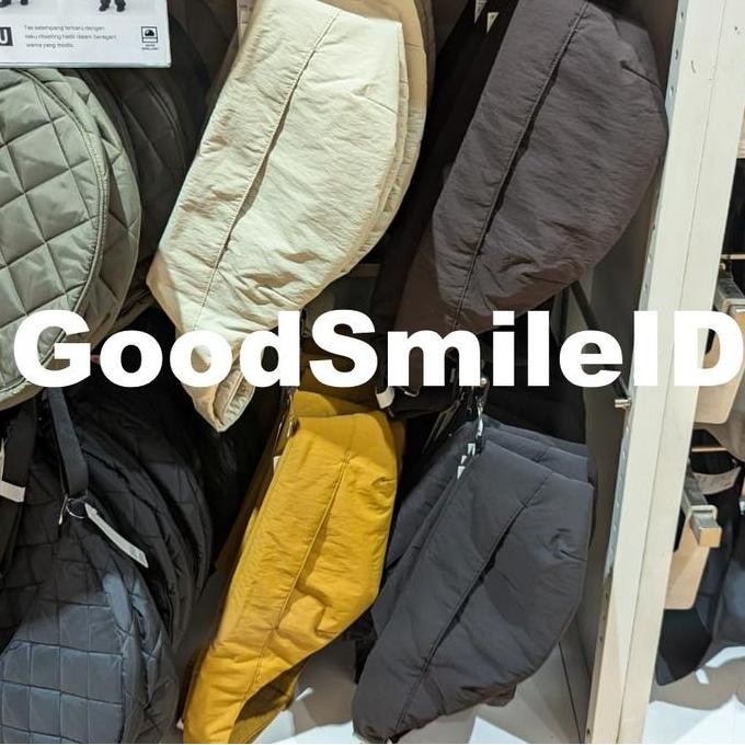 JASTIP Tas Nylon Sling Bag Selempang Bahu Waist Pria Wanita UNIQLO