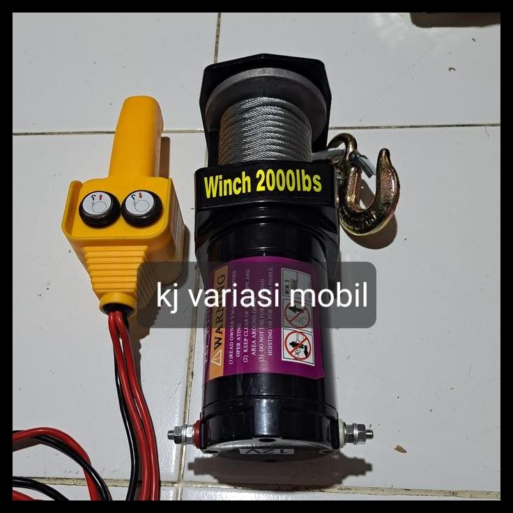 HOT DEAL WINCH DEREK ATV HOIST 2000LBS TERMURAH