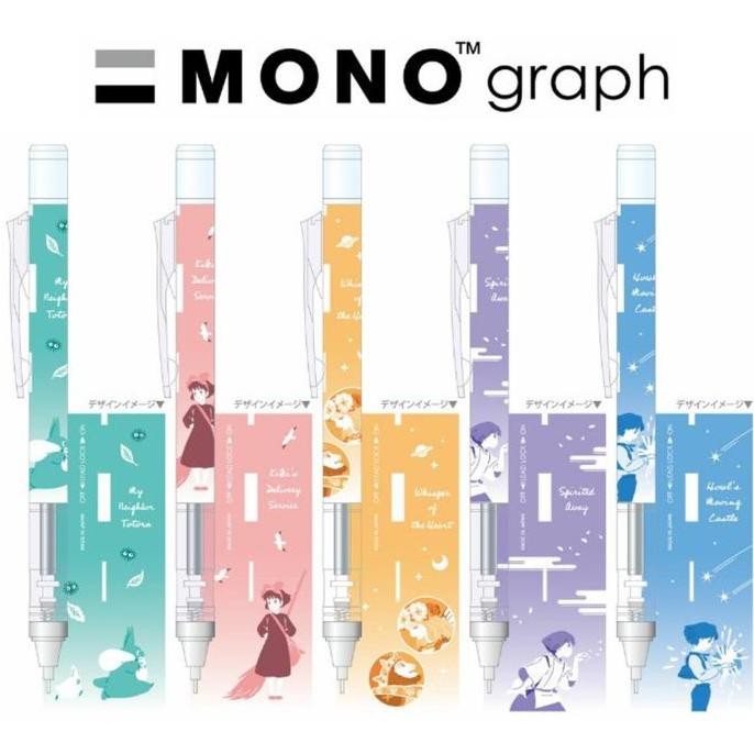 

TERBARU - Tombow Mono Graph Studio Ghibli Gradient 0.5mm Pencil Limited Edition