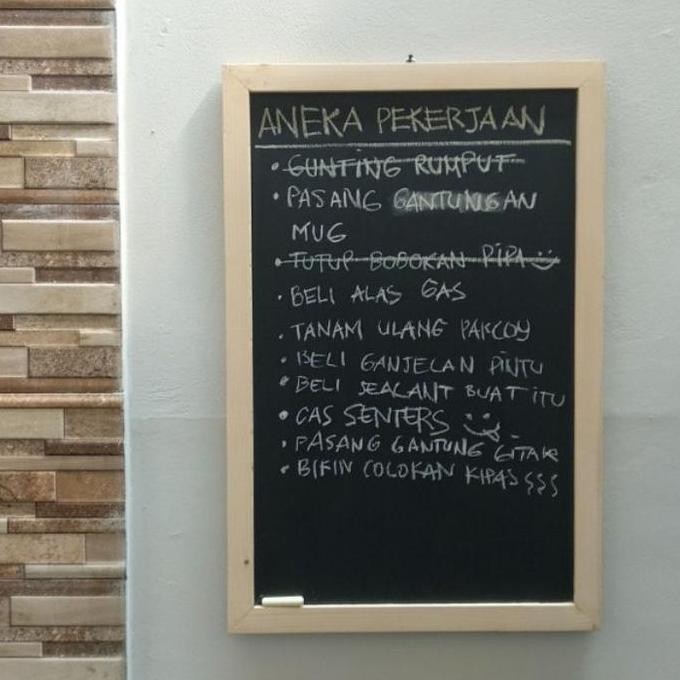 

BEBAS ONGKIR - papan menu caffe, blackboard kapur,papan tulis kapur,papan tulis