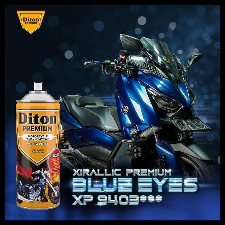 TERBARU PAKET DITON PREMIUM XIRALLIC BIRU XP 9403 BLUE EYES DAN BLACK 9109 