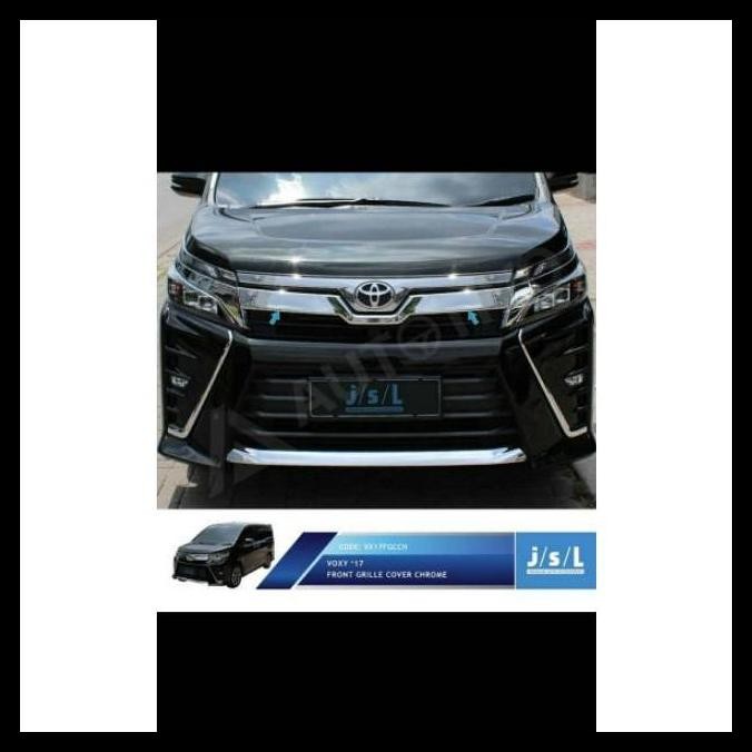 GRATIS ONGKIR GRILL DEPAN VOXY FRONT GRILL COVER CHROME JSL 
