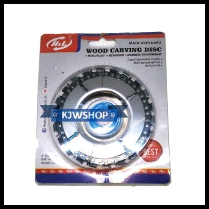 DISKON WOOD CARVING DISC H&L MATA UKIR KAYU H&L MATA GERINDA KAYU H&L CHAINSAW MATA GERINDA UKIR KAY