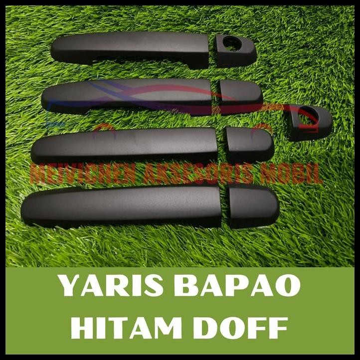 BEST DEAL COVER HANDLE GAGANG PINTU MOBIL YARIS BAPAO BAKPAO HITAM DOFF 