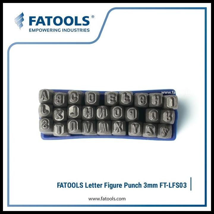 

TERMURAH FATOOLS LFS03 - LETTER & NUMBER PUNCH SIZE 3 !!!