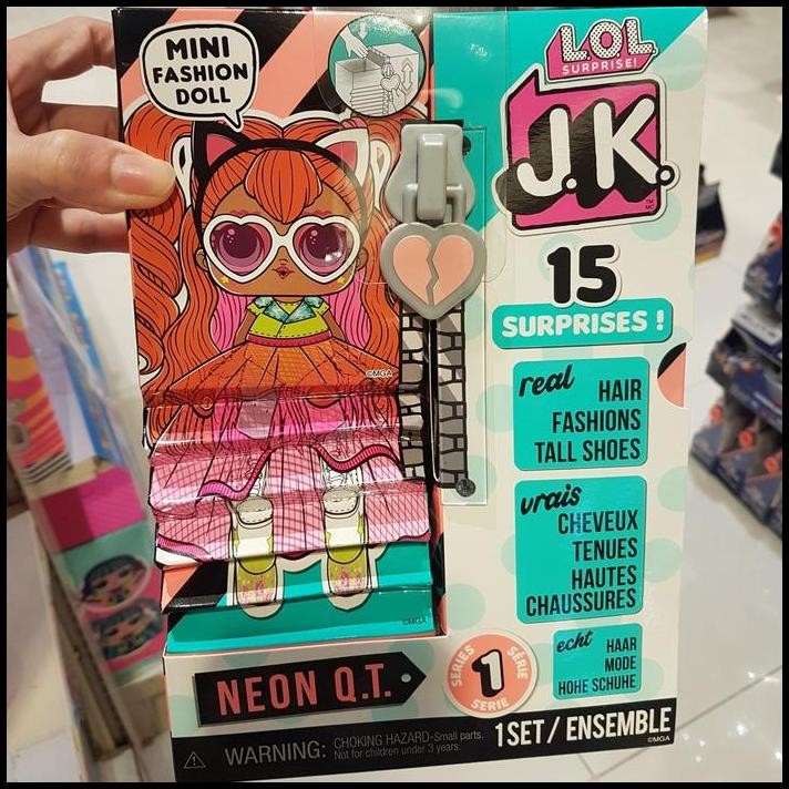 LOL Surprise Doll JK Original Neon QT mini fashion doll