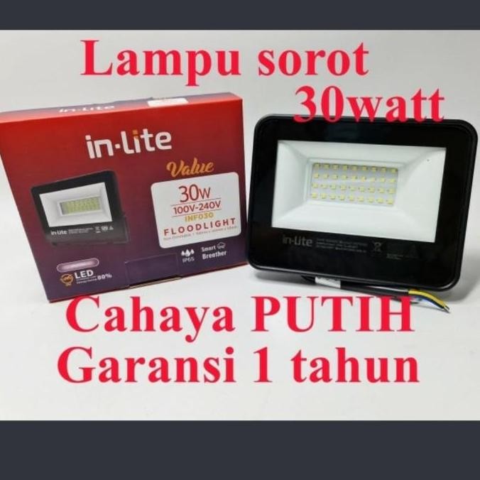 Lampu Sorot Led 30W/ Kap Sorot Led 030 Value 30 Watt Inlite