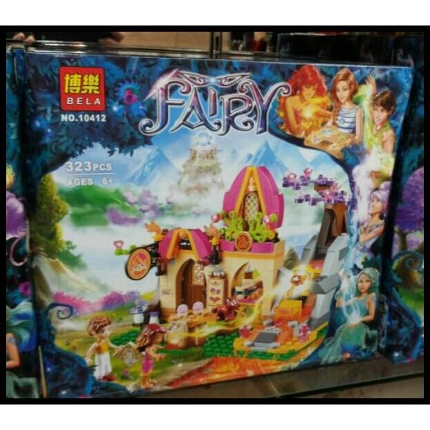 Mainan lego elves fairy merk Bela 323 pcs