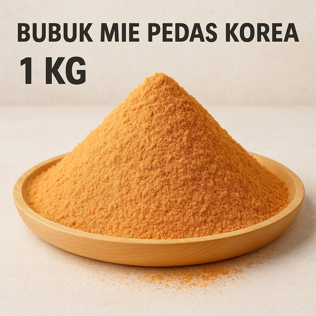 

Mie Pedas Korea 1Kg Kiloan Bumbu Tabur Pedas Korea Rasa Khas Samyang Lezat dan Nendang