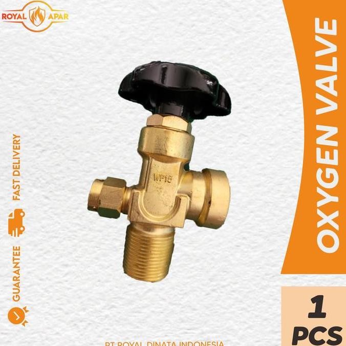 Tersedia Kran Tabung Gas Oksigen Nitrogen Argon Helium / Oxygen Valve Regulator