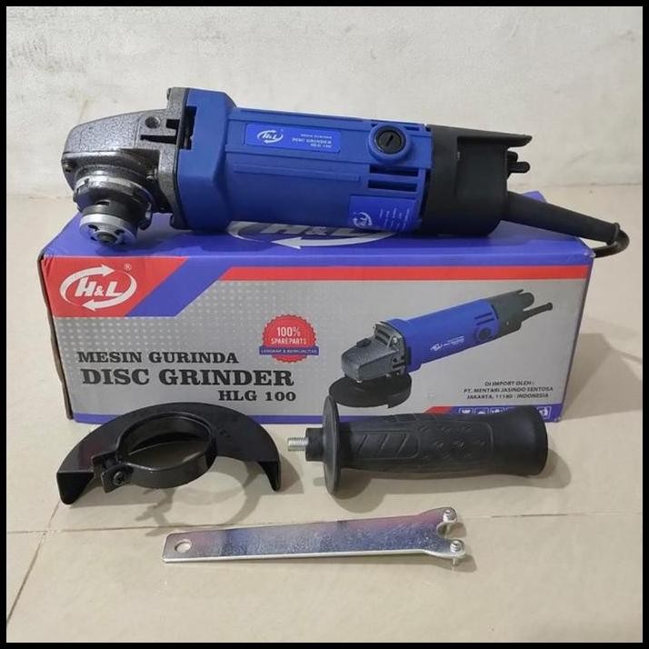 HL mesin Gerinda H&L HLG 100 Mesin Gerinda Tangan H&L 4"