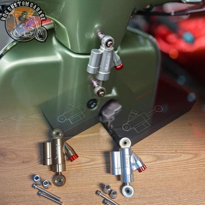 Stabilizer Steering Dumper Showa Mini Crf 250-450 Vespa Universal Untuk Semua Jenis Motor Motor  Sho