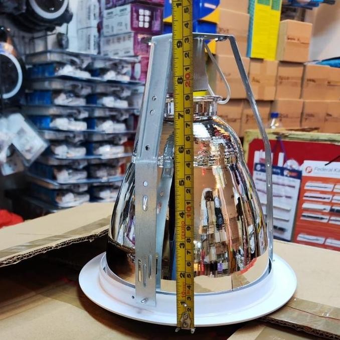 Kap Downlight 8Inch Rumah Lampu 8" Rumah Lampu Downlight E27 Jumbo