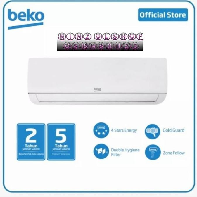 baru ac 0.5pk beko bsfsa050 ac 1/2pk standard hemat listrik bsfsa 050