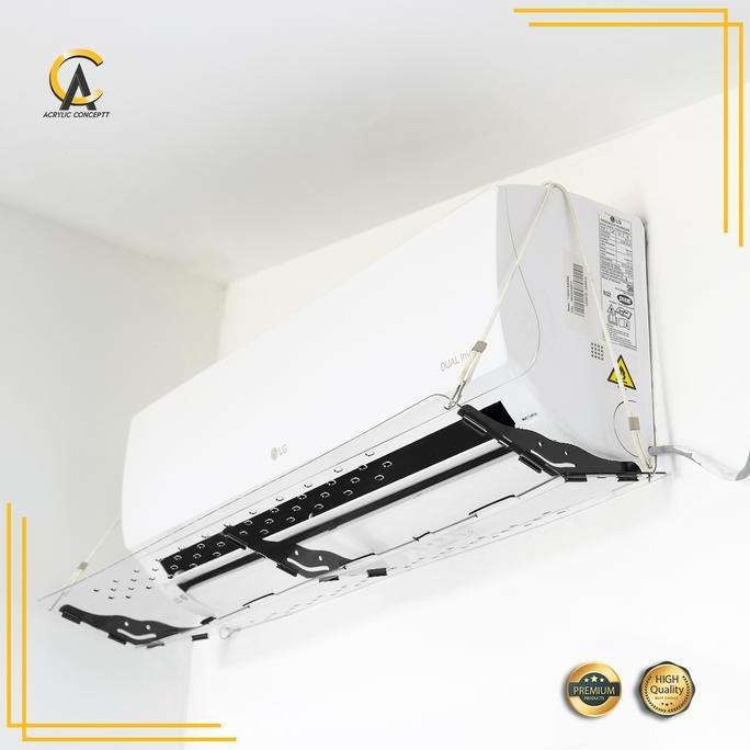 baru reflector ac talang arah angin akrilik pelindung hembusan ac indoor