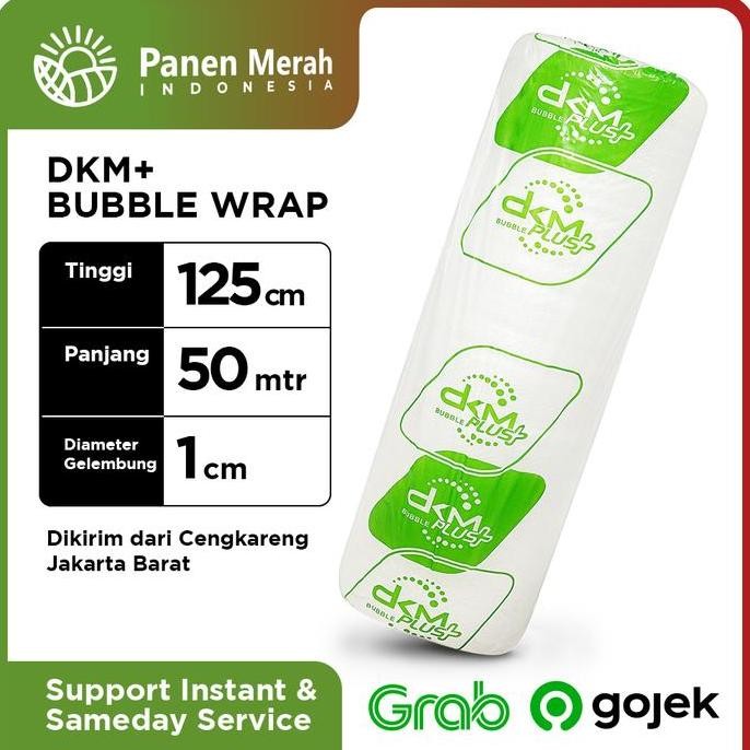 

PLASTIK BUBBLE WRAP 125CM X 50M | BENING WRAPPING PACKING BARANG DKM+ ASLI