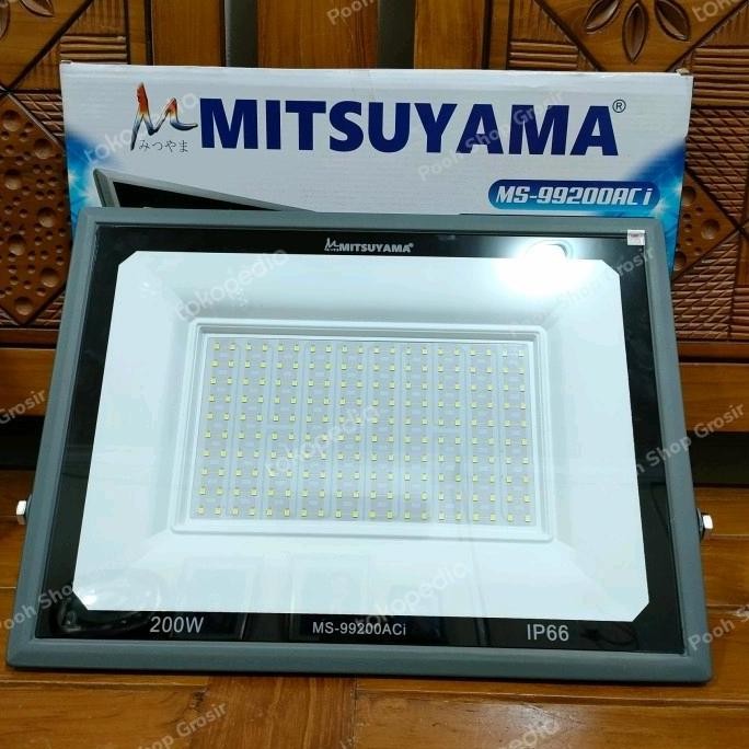 Lampu Sorot Led Ac 200 Watt Mitsuyama Ms-99200Ac Infocus Colok Listrik