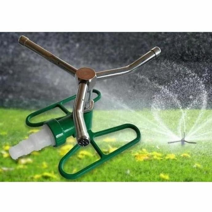 Tersedia Kran Semprotan Air Putar Taman Kebun Sprinkler Springkel Outdoor
