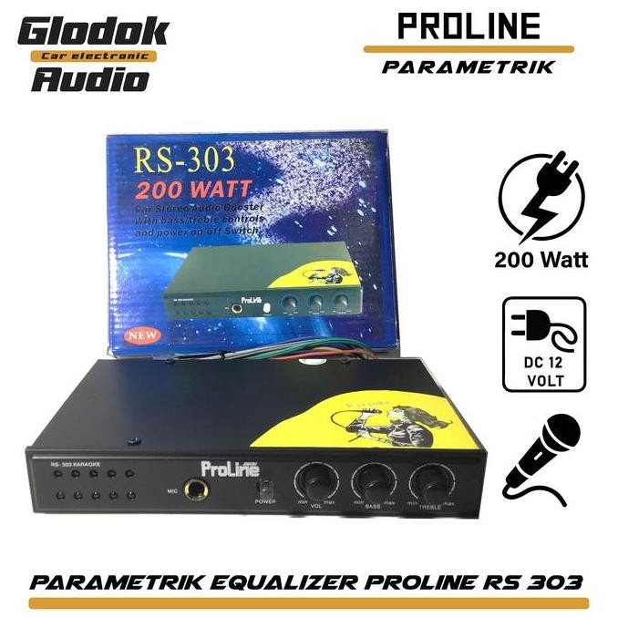 Equalizer/Boster Proline RS303 Power amplifier mini Stereo Karauke PROMO