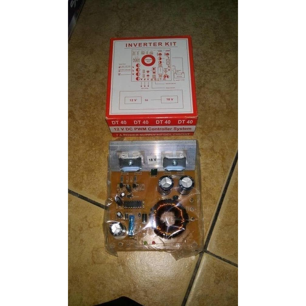 Kit Inverter Amply Mobil Dc 12 Volt To Dc 18 Volt Ct