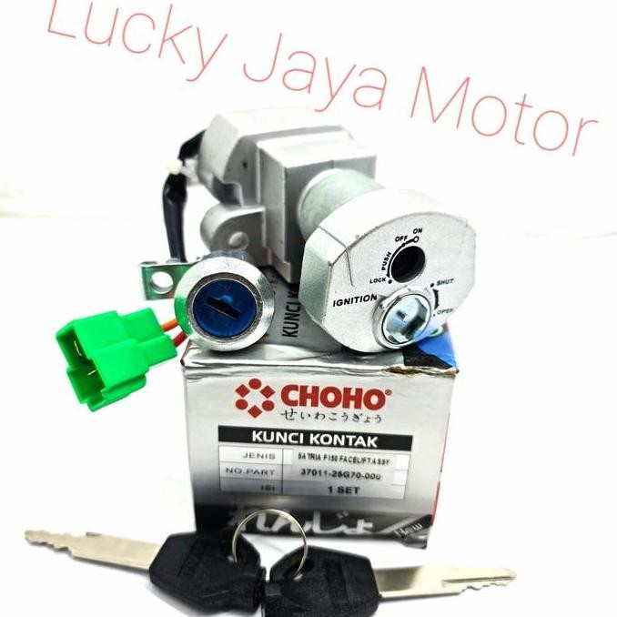 New Kunci Kontak Satria FU 150 Magnet Karbu - Set Kunci Motor Suzuki Anti Maling