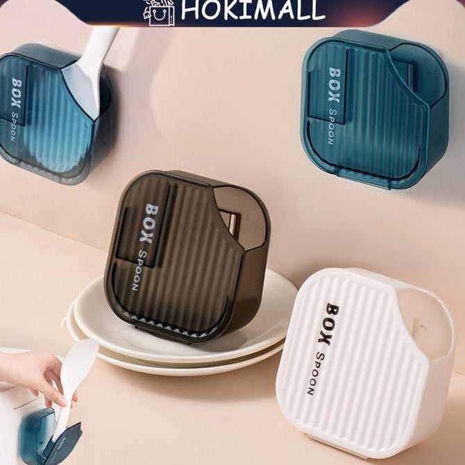 Diskon Wadah Sendok Nasi Ala Jepang Hemat Ruang - Tempat Sendok Multifungsi Dapur